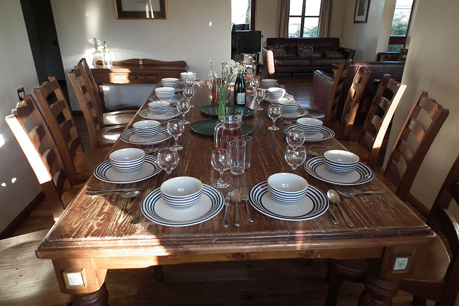 large dining table